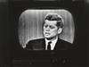 ZIMBEL, GEORGE (1929- ) Series of 5 photographs of the Nixon-Kennedy TV Debate.